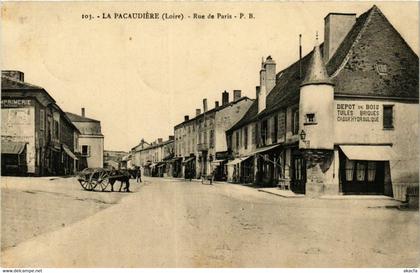 CPA La PACAUDIERE - Rue de PARIS (578442)