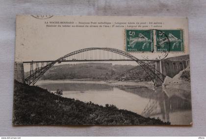 Cpa 1912, la Roche Bernard, nouveau pont métallique, Morbihan 56