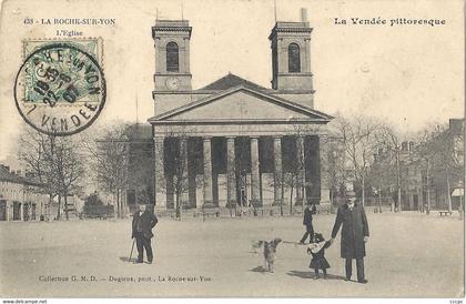 CPA La Roche-sur-Yon L'Eglise