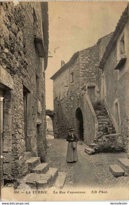 La Turbie, La Rue Capouanne