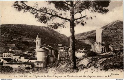 La Turbie, LÈglise et la Tour dÀuguste