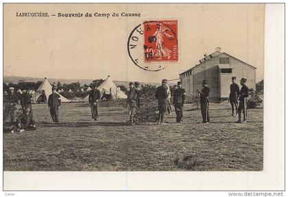 LABRUGUIÈRE - Souvenir du camp du Causse.(Militaire)