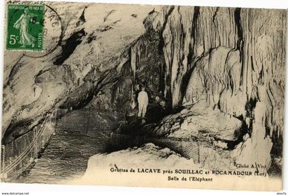 CPA Grottes de LACAVE pres SOUILLAC et ROCAMADOUR - Salle de (223681)