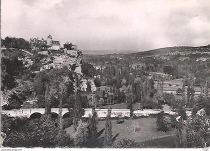 CPSM Château de Belcastel et Vallée de la Dordogne près les Grottes de Lacave