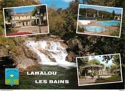 34 - Lamalou les Bains - Multivues - Blasons - Flamme Postale de Lamalou les Bains - CPM - Voir Scans Recto-Verso