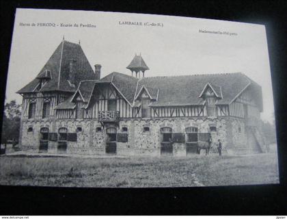 cpa du  22  Lamballe haras de Fercoq - Ecurie du Pavillon -- Mademoiselle Hélyette    NCL58