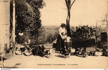 CPA École d'Aquitanie LAMOTTE-BEUVRON - Le poulailler (208673)