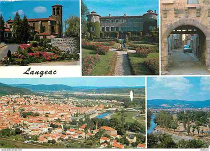 43 - Langeac - Multivues - Automobiles - Flamme Postale - CPM - Voir Scans Recto-Verso