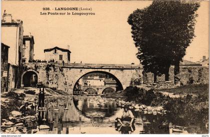 CPA LANGOGNE - Les Ponts sur le Longouyrou (988798)