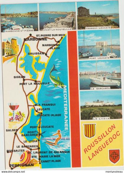 Région : Languedoc roussillon : narbonne, gruissan,port leucate,perpignan, le lydia, sigean,salses...