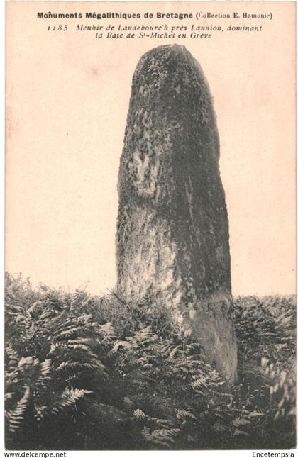 CPA Carte postale France Lannion Menhir de Landebourc'h VM66210