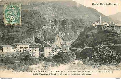 06 - Lantosque - Les Hotels et Relais - Route de Nice à St Martin Vésubie - Vallée de la Vésubie - CPA - Voir Scans Rect