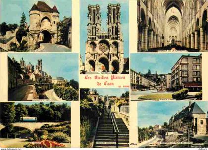 02 - Laon - Les vieilles pierres de Laon - Multivues - CPM - Voir Scans Recto-Verso