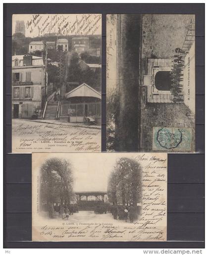 02 - Laon  - Lot de 8 cartes