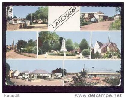 53 larchamp mayenne notre bourg édit.herault multivue scierie usine lebansais belle cpsm