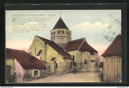 CPA Laroche-Saint-Cydroine, l'Eglise