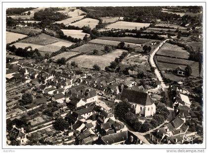 64 LASSEUBE VUE AERIENNE LE HAUT DU VILLAGE