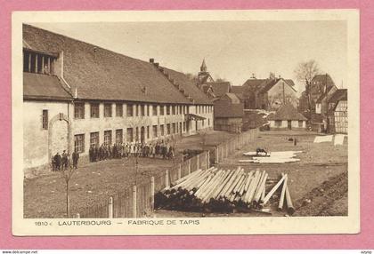 67 - LAUTERBOURG - Fabrique de Tapis