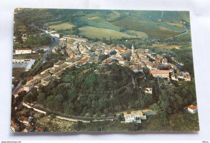 Cpm, Lautrec, vue aérienne avec au premier plan le calvaire et la promenade (2) , Tarn 81