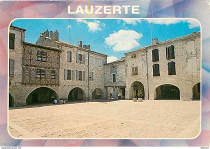 82 - Lauzerte - La Place - CPM - Voir Scans Recto-Verso