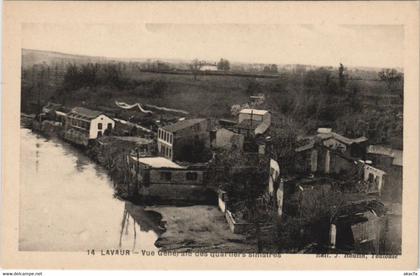 CPA LAVAUR Vue Generale des Quartiers Sinistres (1087636)