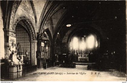 CPA LAVELANET Intérieur de l'Église Ariege (101541)