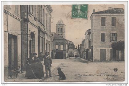 LAVIT DE LOMAGNE  RUE DE L'EGLISE