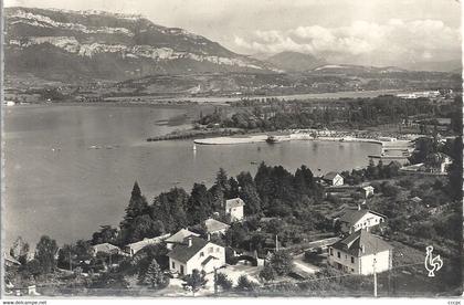 CPSM Le Bourget Le Lac La Plage et la Chaîne du Revard