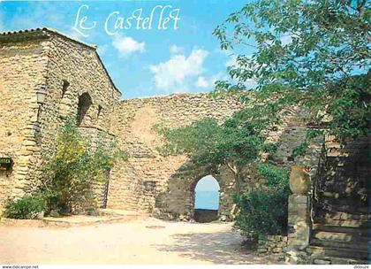 83 - Le Castellet - La Place de la Mairie - Le Trou de la Dame - CPM - Voir Scans Recto-Verso