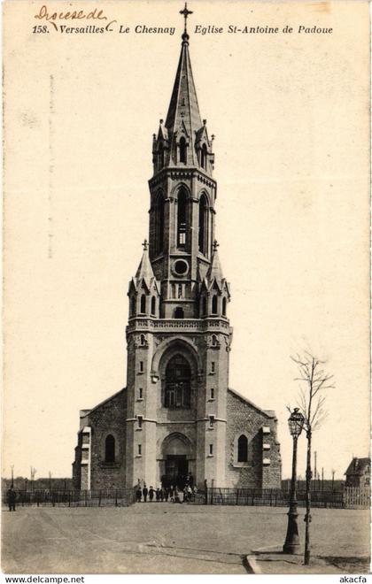 CPA LE CHESNAY L'Eglise St-Antoine-de-Padoue (1411280)