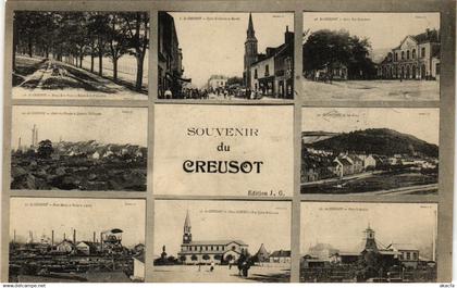 CPA LE CREUSOT - Scenes - Souvenir du Creusot (637485)