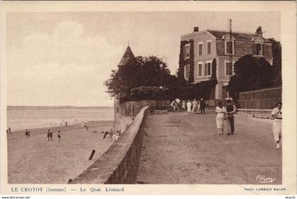 CPA Le CROTOY - Le Quai Leonard (121400)