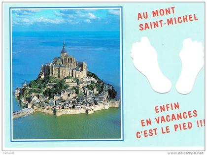 CPM FRANCE 50 MANCHE LE MONT-SAINT-MICHEL - Vue aérienne