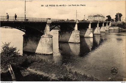 CPA LE PECQ Le Pont du Pecq (1385643)