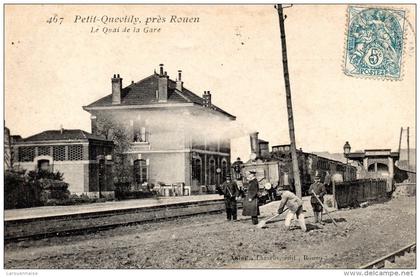 76 -LE PETIT QUEVILLY - Le Quai de la Gare