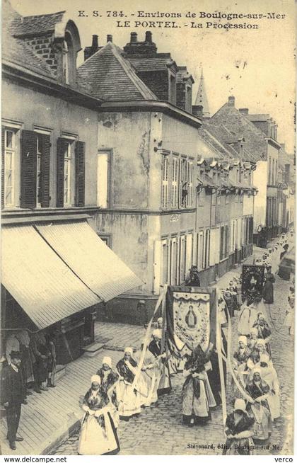 Carte POSTALE Ancienne de  Le PORTEL - Procession