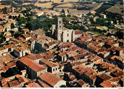 32 - Lectoure - Vue Générale aérienne - CPM - Voir Scans Recto-Verso