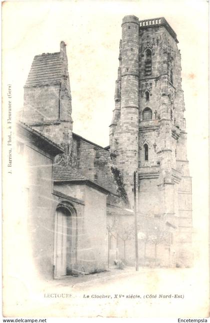 CPA Carte Postale France Lectoure  Le Clocher côté nord début 1900 VM81466