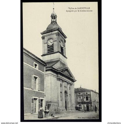 55 - LEROUVILLE - L'Eglise de Lerouville épargnée par le bombardement