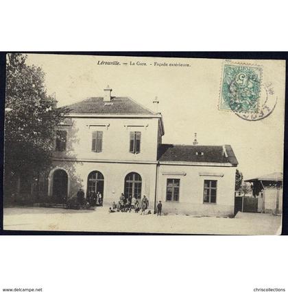 55 - LEROUVILLE (Meuse) - La Gare - Façade Extérieure