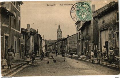 CPA LEROUVILLE-Rue Nationale (232530)