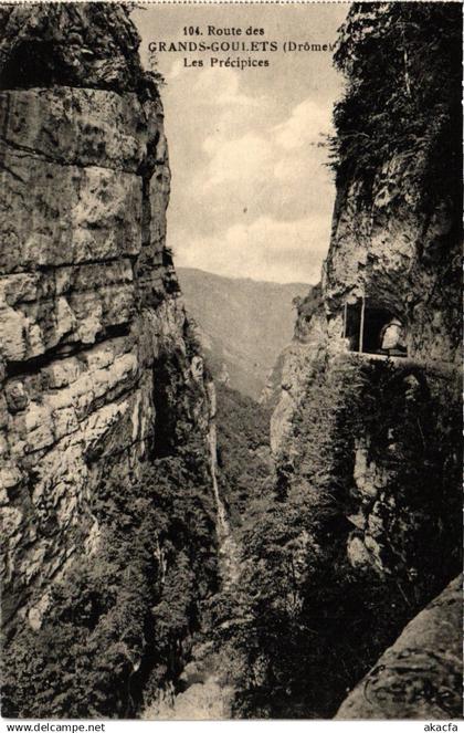 CPA Route des Grands-Goulets - Les Précipices (350308)