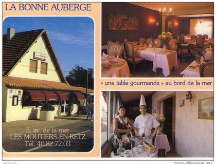 Les Moutiers-en-Retz..belle multi-vues..animée.."La Bonne Auberge"