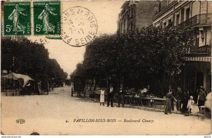 CPA LES PAVILLONS-sous-BOIS Boulevard Chanzy (1353830)