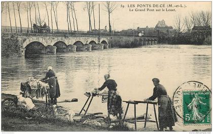 CPA LES PONTS DE CE S/49/77