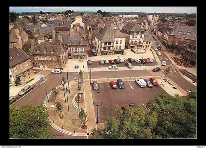 29 - Lesneven - La nouvelle Place du Général Le Plo - Vue aérienne - Automobiles - Voir Scans Recto Verso