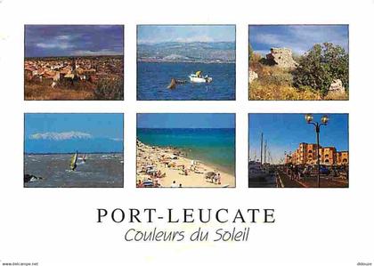 11 - Leucate - Port Leucate - Multivues - Scènes de Plage - Flamme Postale de Leucate - CPM - Voir Scans Recto-Verso