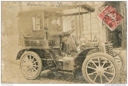 Leves : Les Boissieres - carte photo automobile