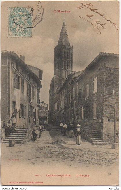 09 LEZAT-sur-LEZE  L'Eglise