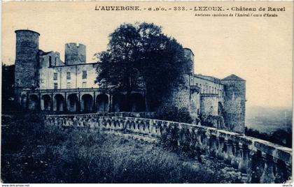 CPA AK L'Auvergne LEZOUX Chateau de RAVEL (409839)